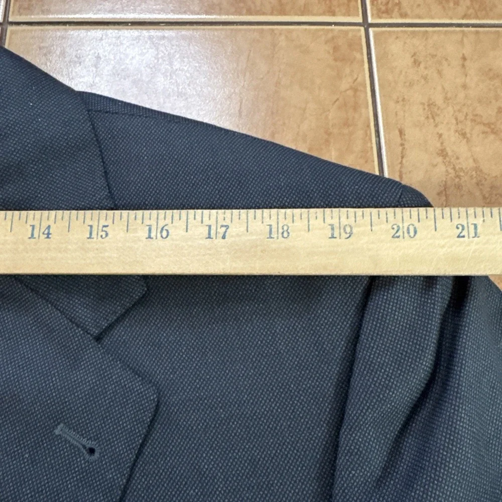 Jos A Bank Signature Gold 2 Piece Gray Birdseye Wool Suit 44XL Pants 40 x 34